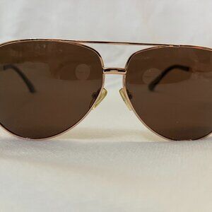 Mercedes Benz Aviator Gold & Brown Sunglasses